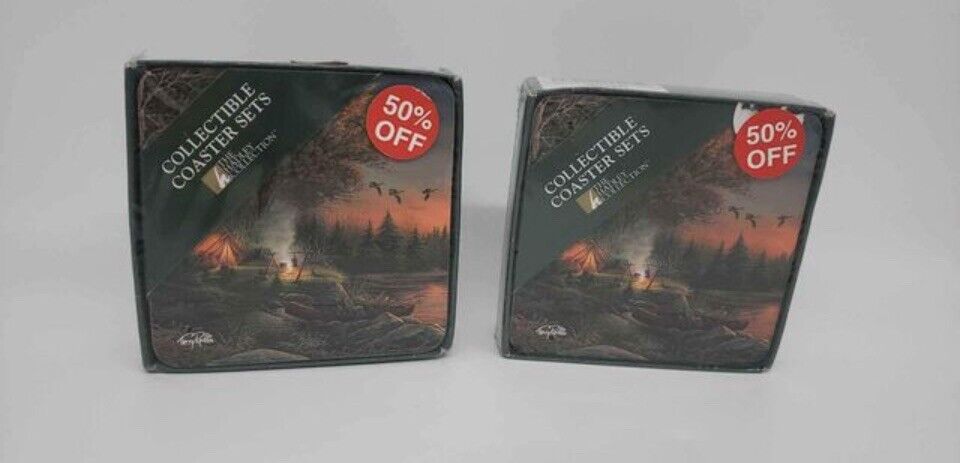 NEW Terry Redlin Evening Solitude Coasters Price Is For EACH Set