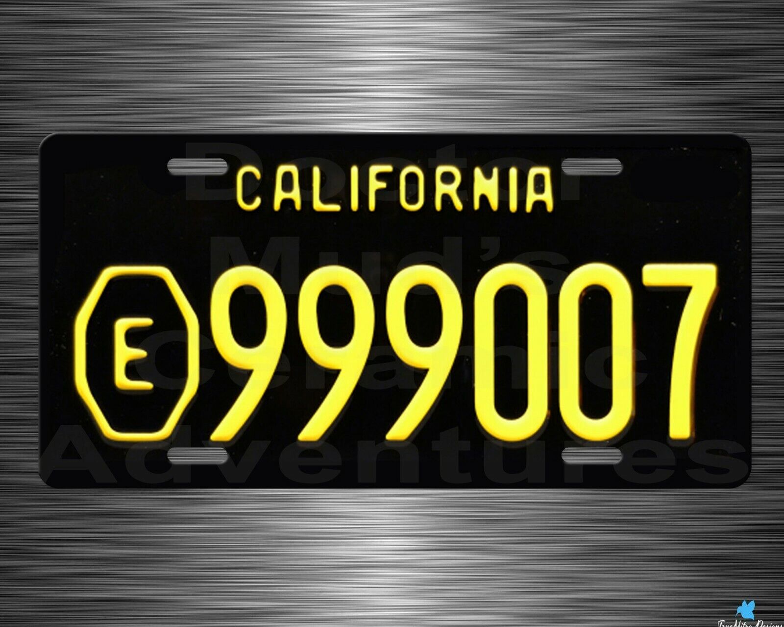 LA County Squad 51 Emergency Metal License Plate 999007 - READ DESCRIPTION