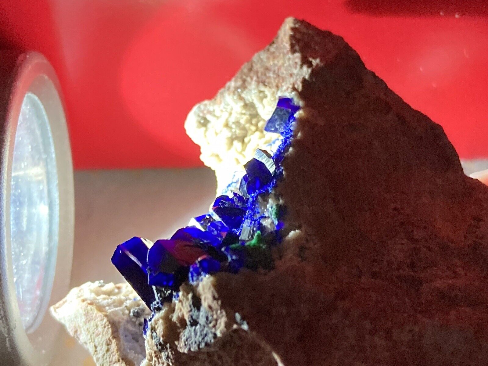 WOW Aesthetic Dark Blue LUSTROUS AZURITE from MOROCCO - Crystal Mineral Specimen