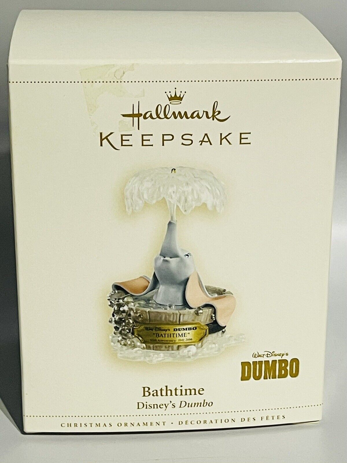 NEW Hallmark Keepsake BATHTIME Disney\'s Dumbo 65th Anniversary Walt Disney
