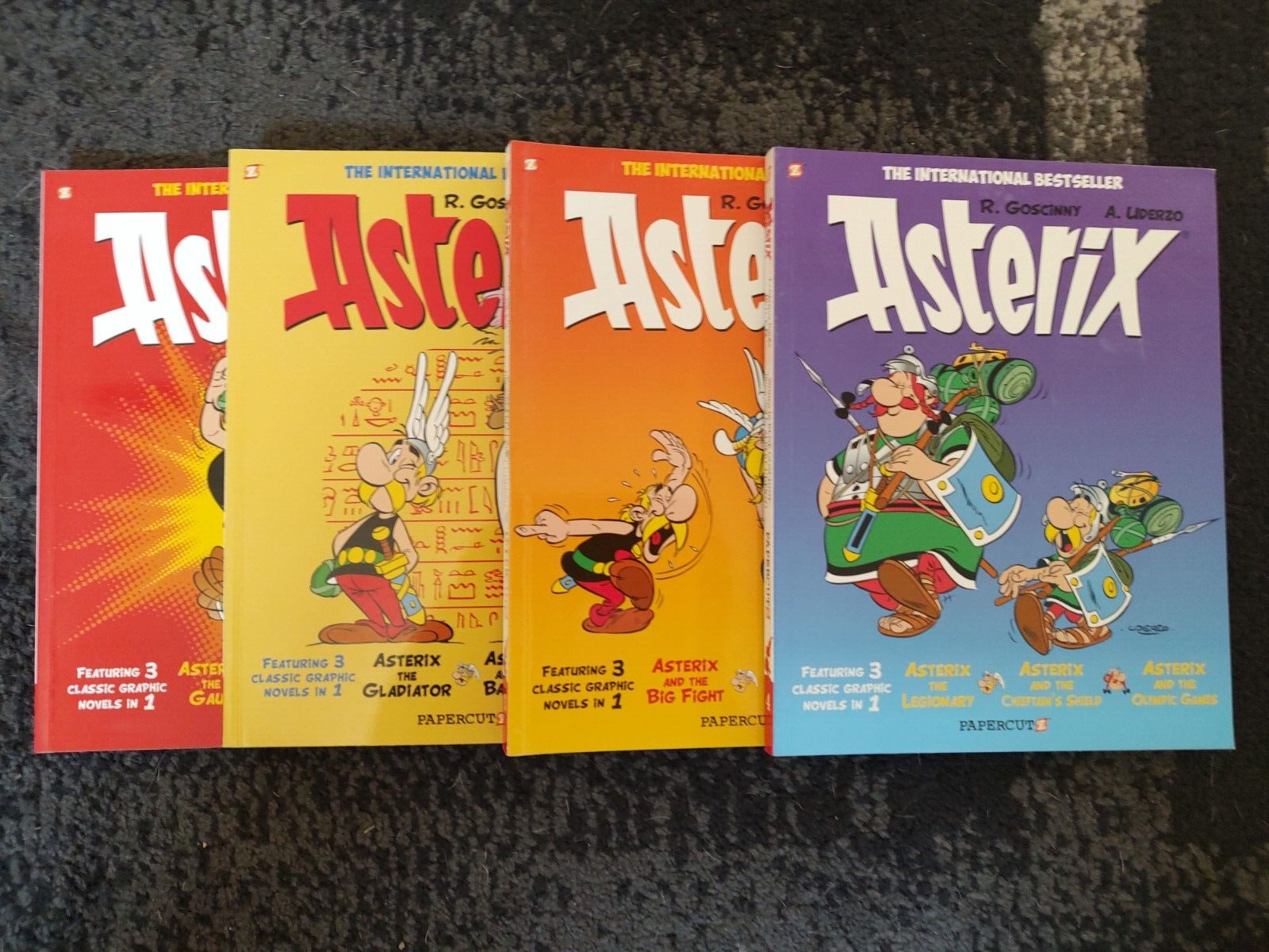 Asterix Omnibus lot of 4 great collections Vol, 1, 2, 3 & 4