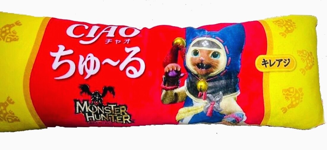 Monster Hunter x CIAO Churu collaboration, cat kicker toy. W50×H18cm