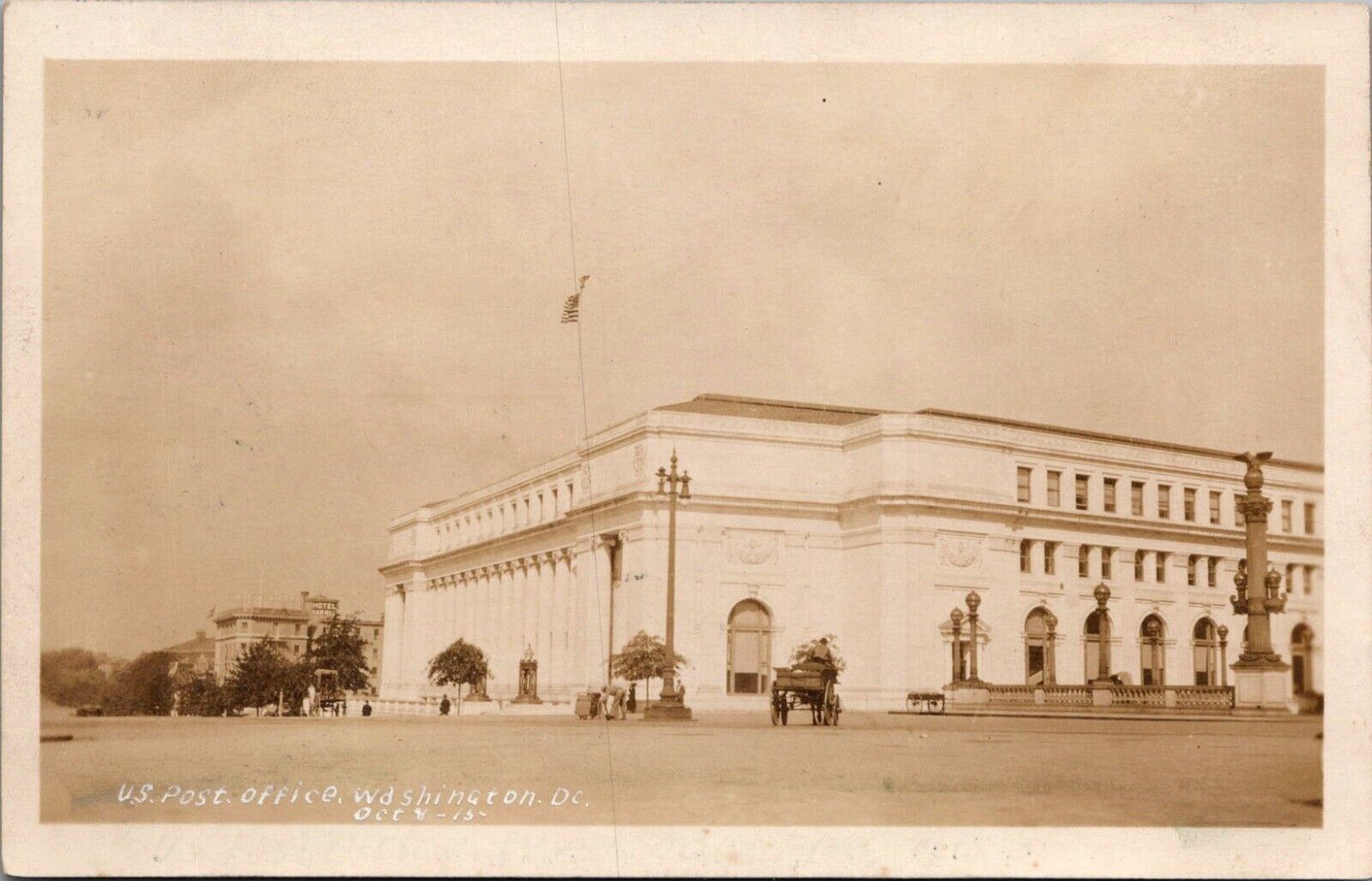 Postcard Washington DC; US Post Office, 1915 RPPC Real Photo  Cb