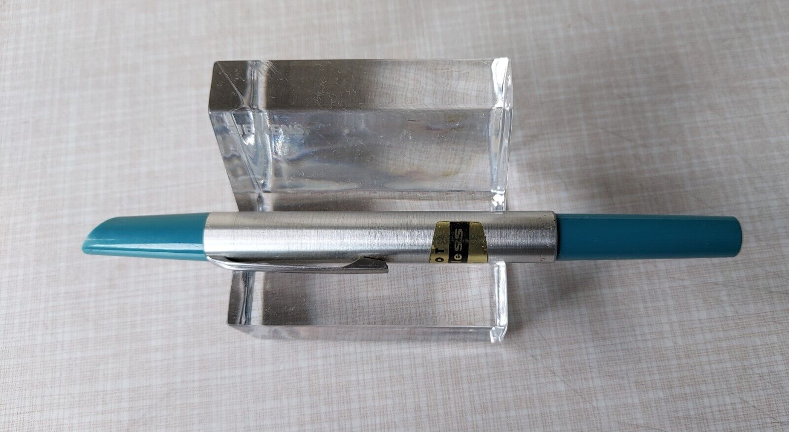 ✒ VTG Ultra Rare 1960s PILOT Namiki Capless Aluminum Fountain Pen GP Nib [Read]