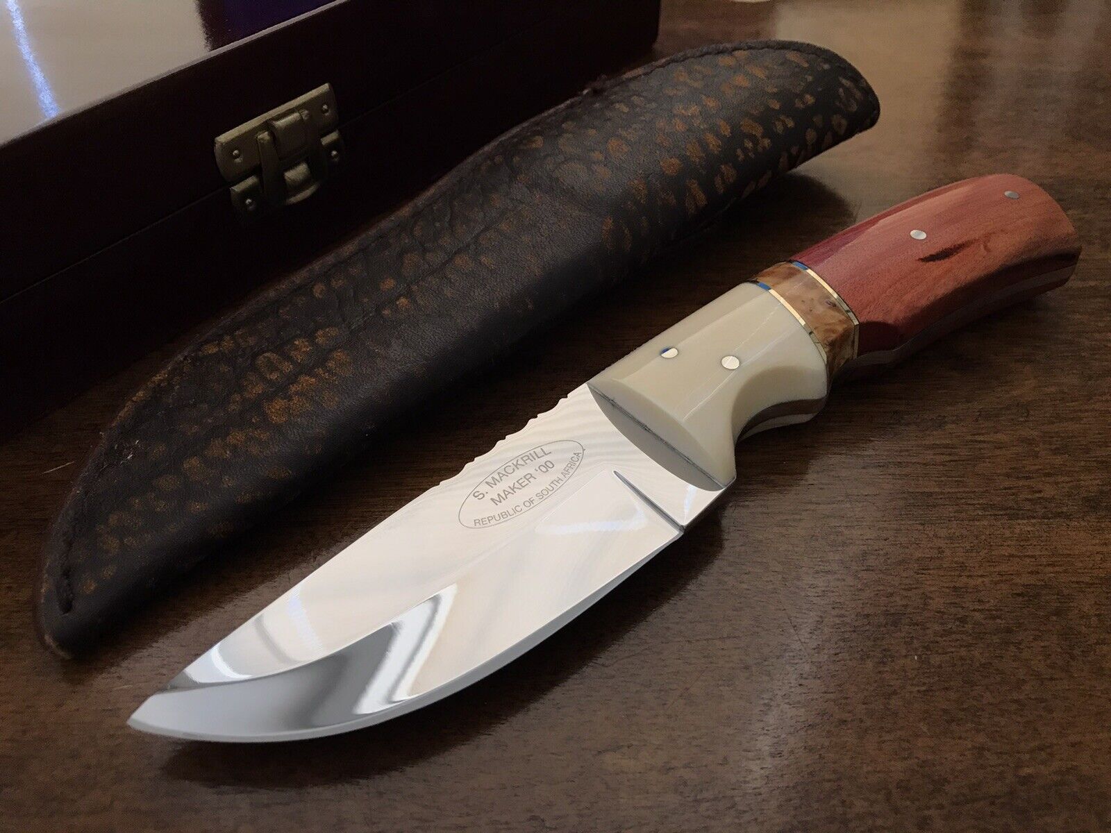 Stephen Mackrill (South Africa Top Knifemaker) Custom Handmade Fixed Blade Knife