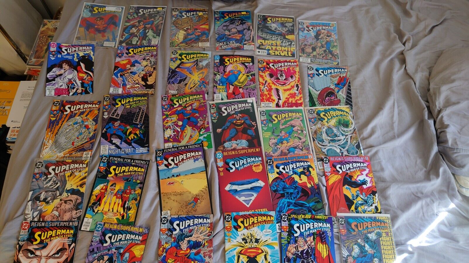 Superman Man Of Steel 0 1-134 Complete Set + Annuals 1-6 1,000,000 Dc Comics
