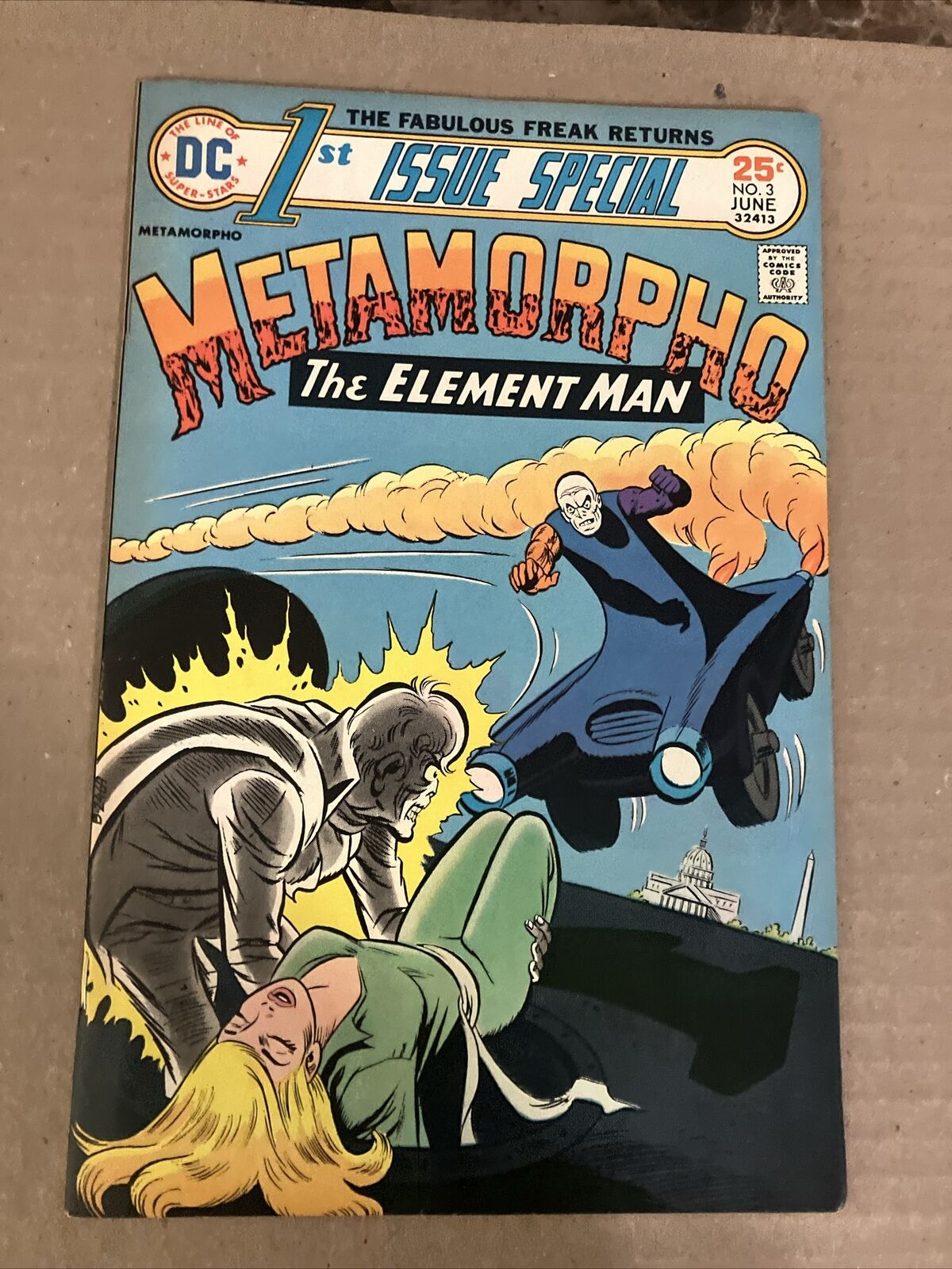1st Issue Special #3 Metamorpho 1st Bronze Age App 1975