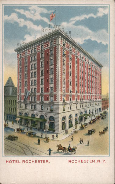 Hotel Rochester,NY Monroe County New York Antique Postcard Vintage Post Card