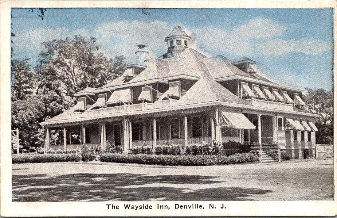 The Wayside Inn, Denville, New Jersey. Postcard. AY.