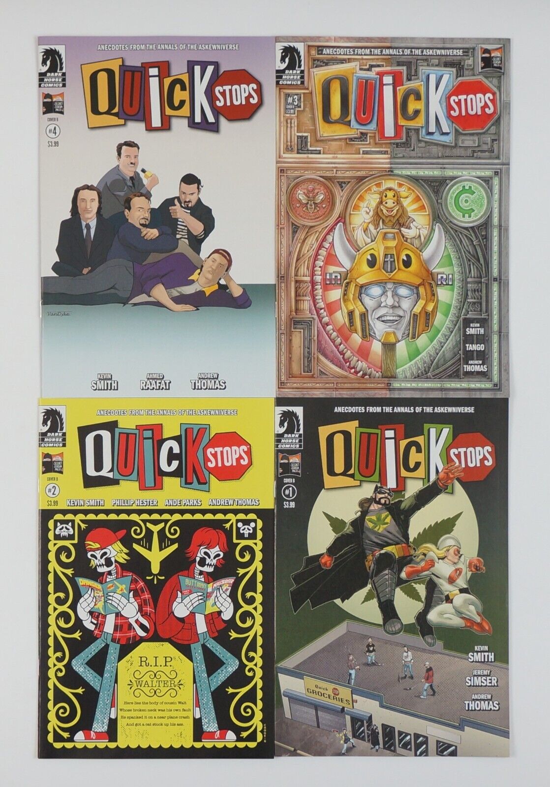 Quick Stops #1-4 VF/NM complete series Dark Horse Kevin Smith - all B variants