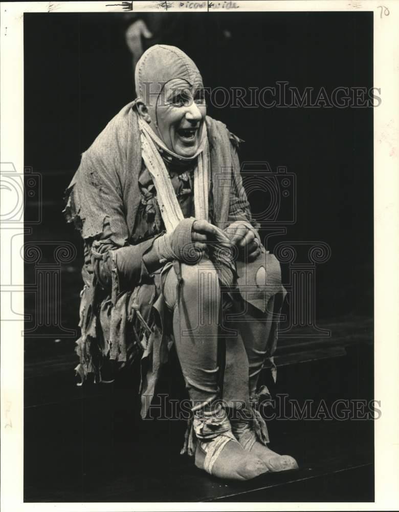 1985 Press Photo Actor Nicholas Pennell as the Fool in \