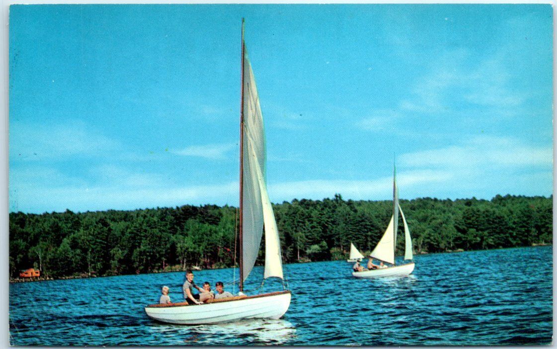 Postcard - Boating is Fun - Greetings from Tremont, Pennsylvania