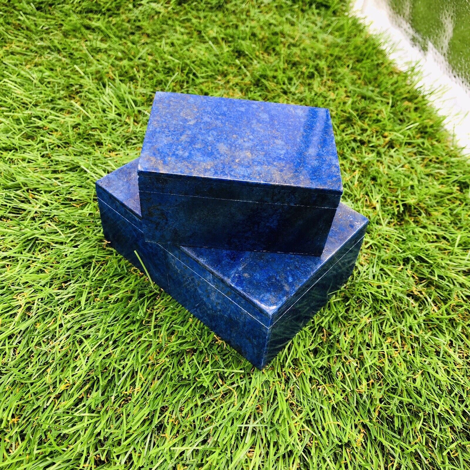 2 Pieces Lapis Lazuli Box