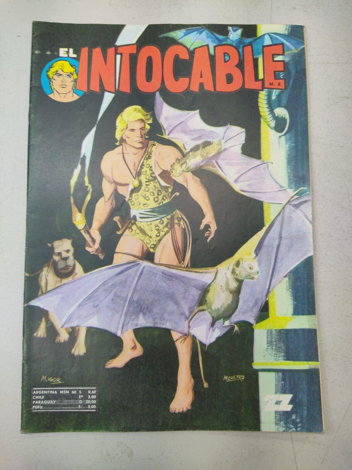 El Intocable #94 Argentina Chili Spanish Zig Zag Comic Book VHTF