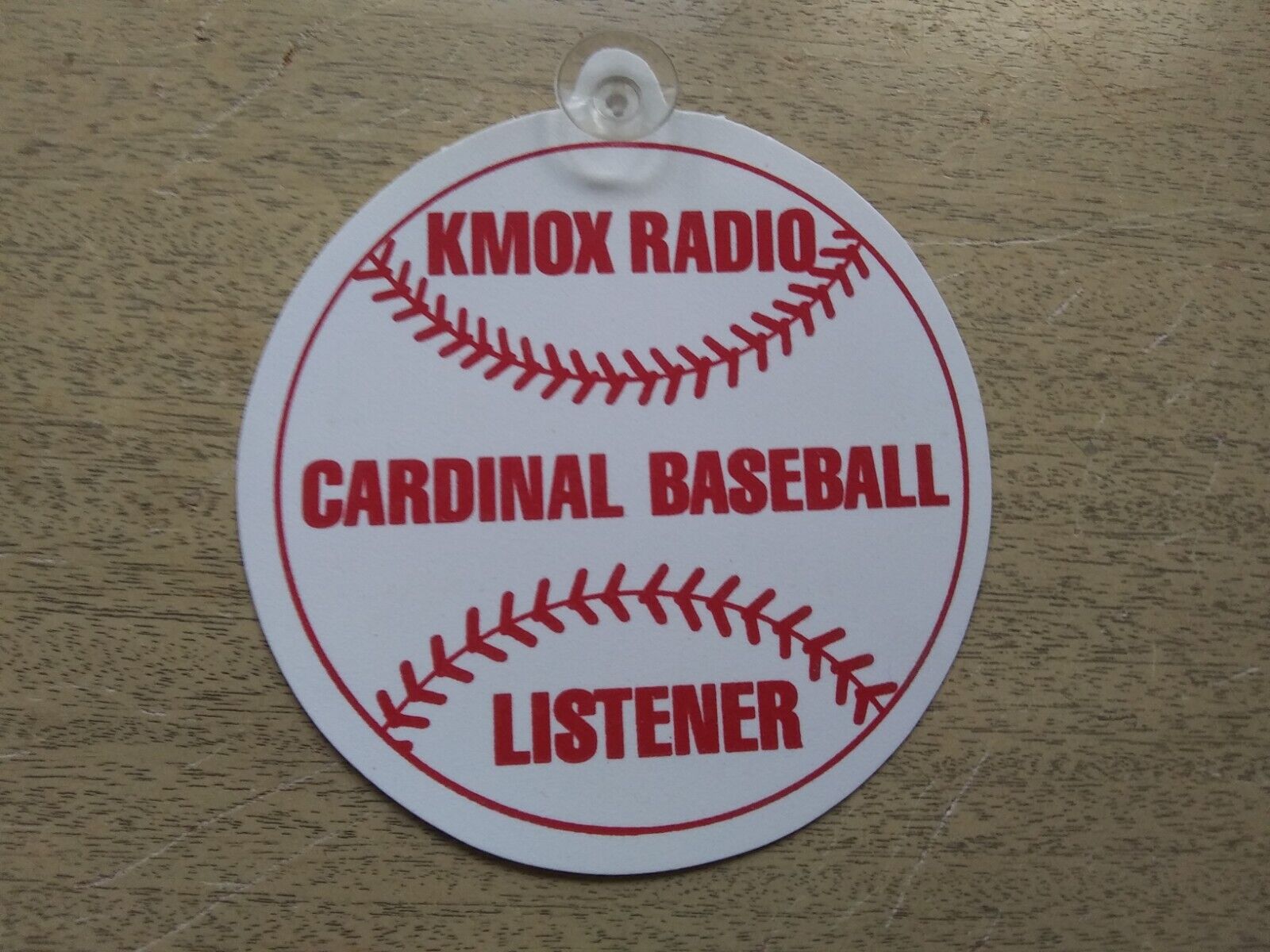 Older kmox radio st. Louis cardinal baseball window promo 1120 am