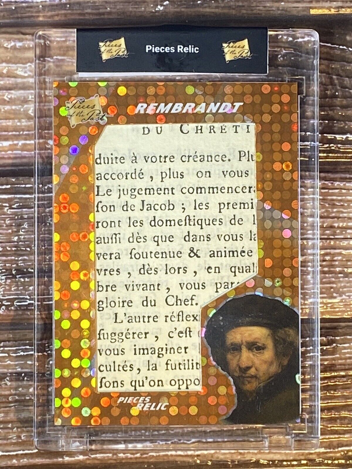 2021 Super Pieces Of The Past Orange #327 Rembrandt Document Relic 1/1 Card