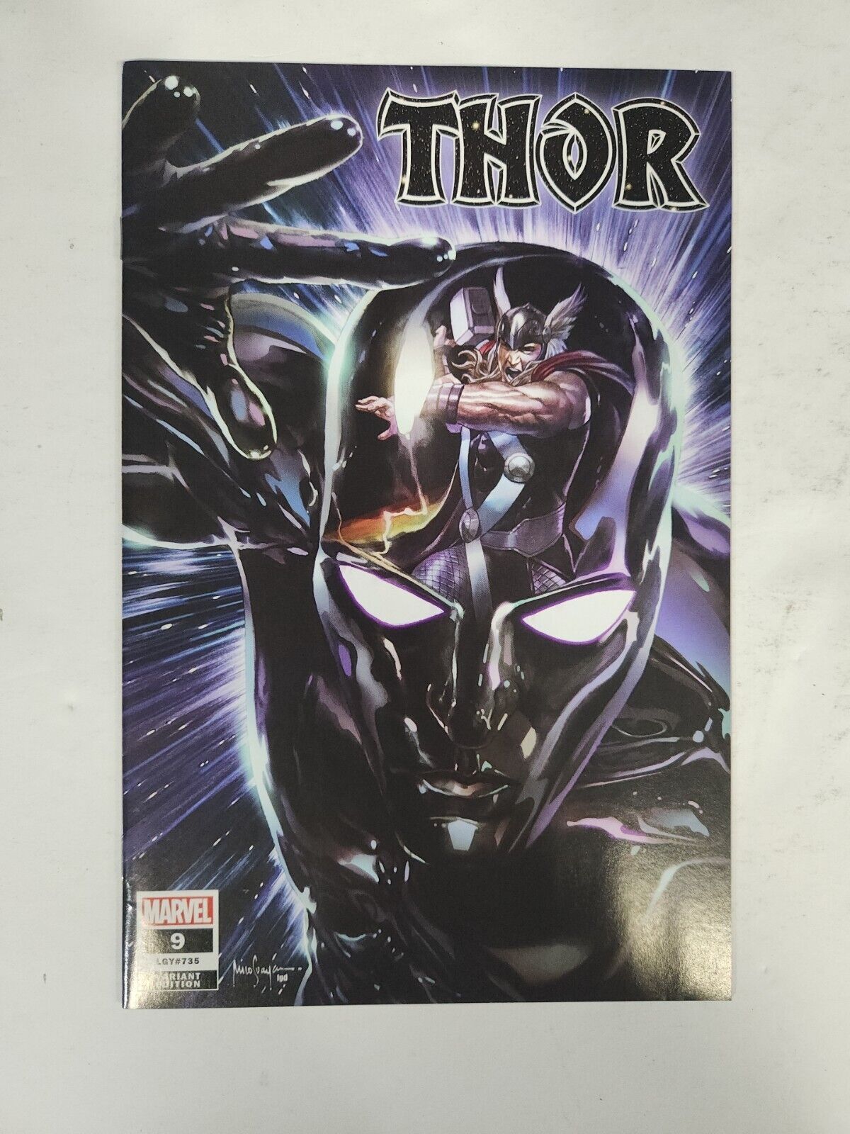 Thor #9 GORGEOUS Mico Suayan Silver Surfer #4 Homage in HG NM (Marvel, 2020)