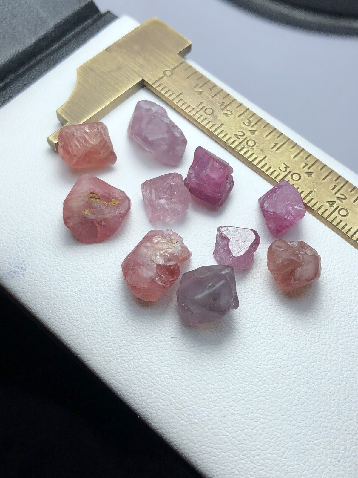 50 Crt / 10 Piece /Natural Multi Spinel quib Crystals From Burma Mine.