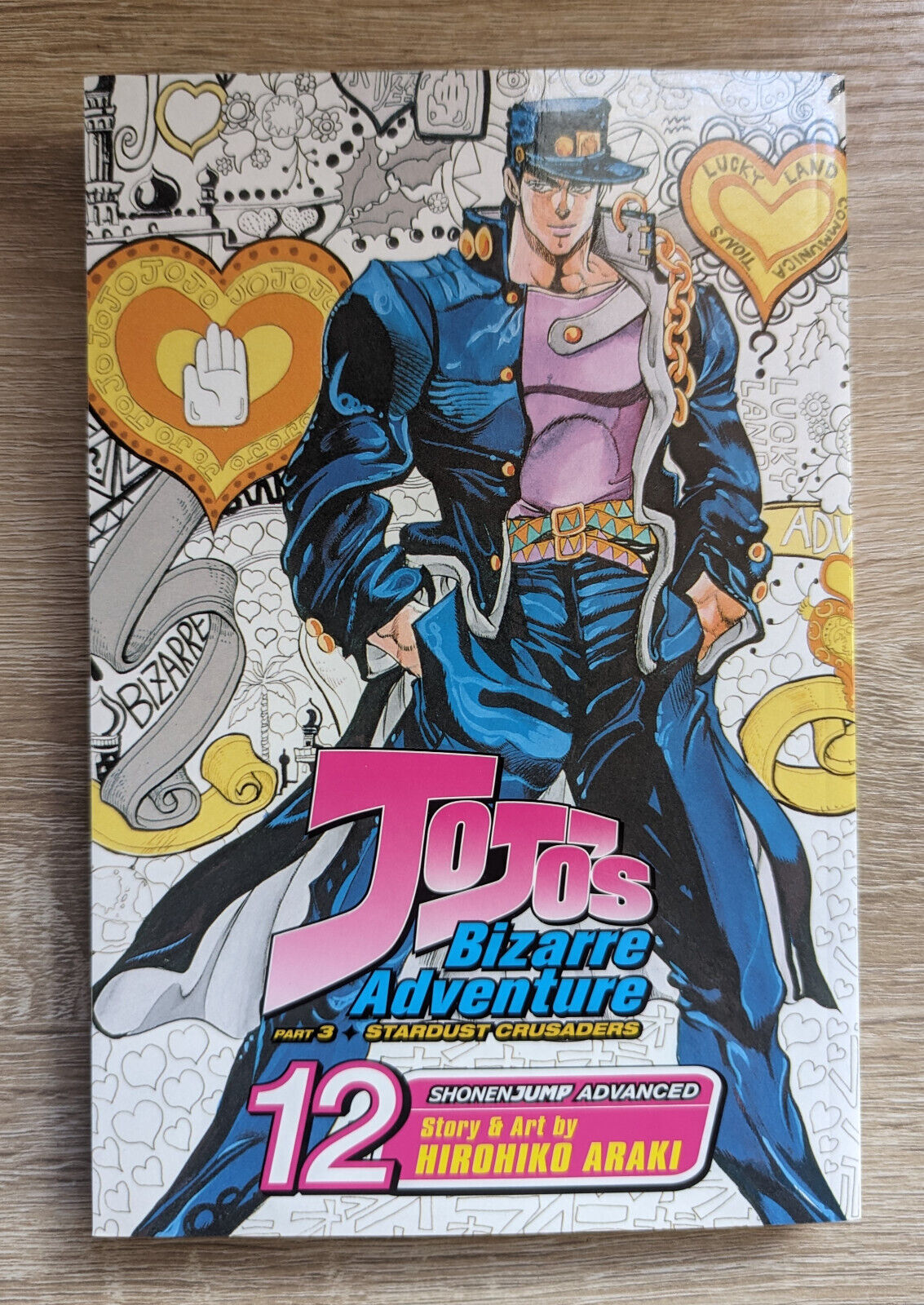 JoJo\'s Bizarre Adventure English Manga Volume 12 Hirohiko Araki Viz Media OOP