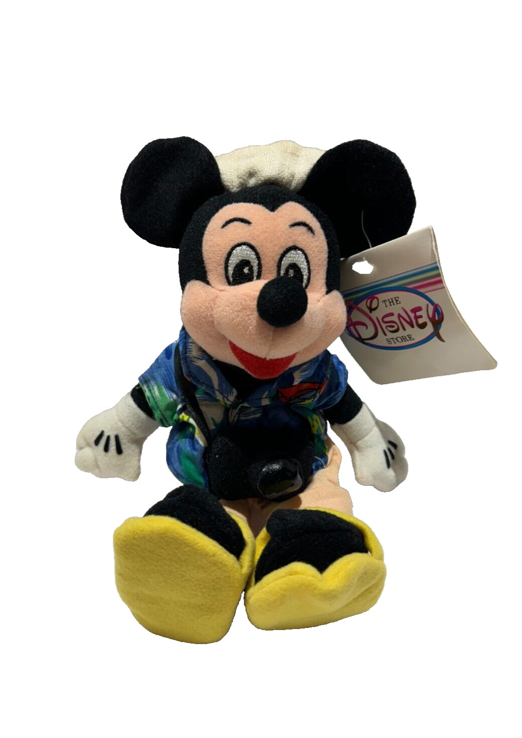 Disney Store Tourist Mickey Mouse Bean Bag Plush 8\