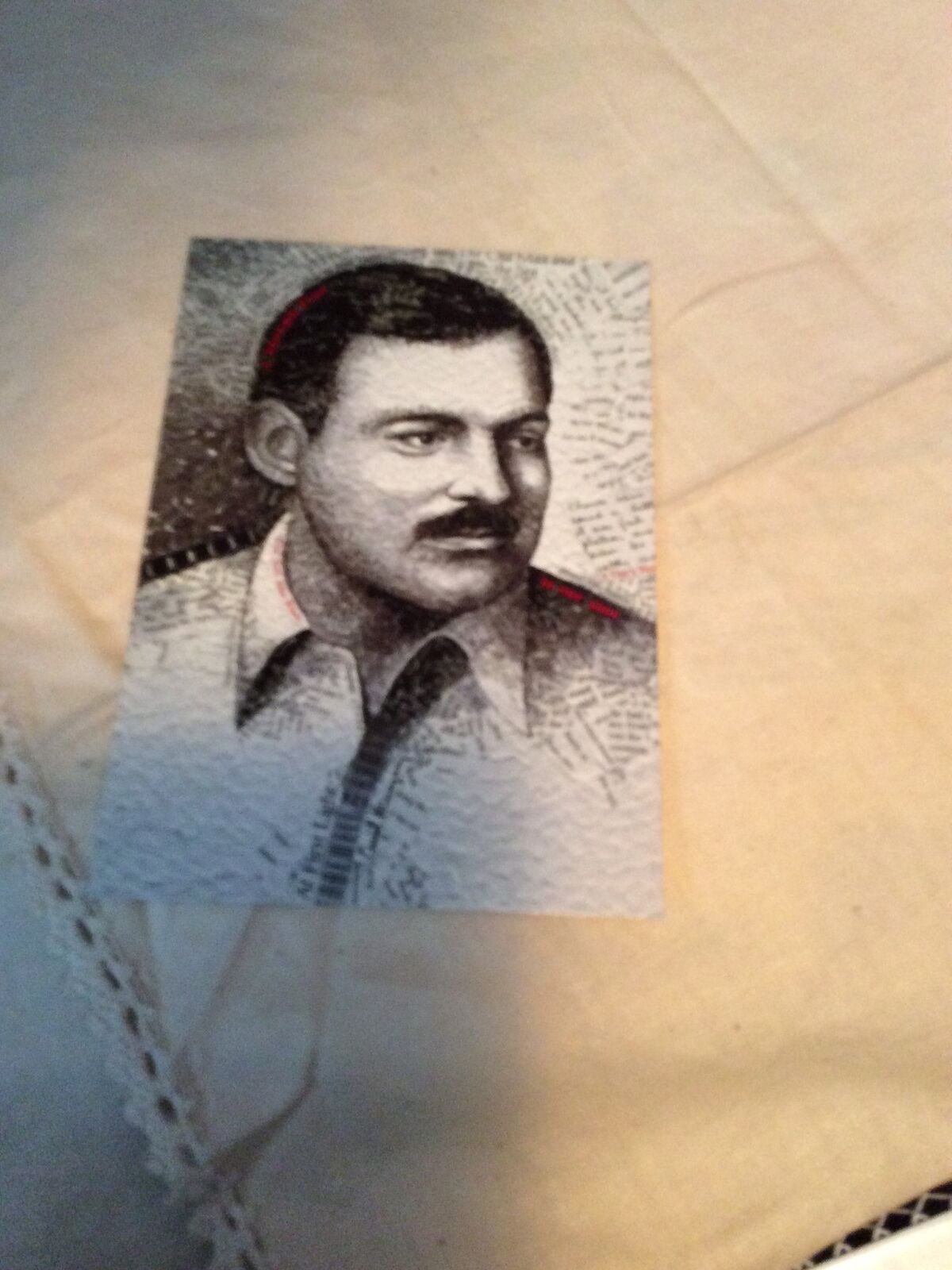 Postcard Celebrating Hemingway Centennial Great Author