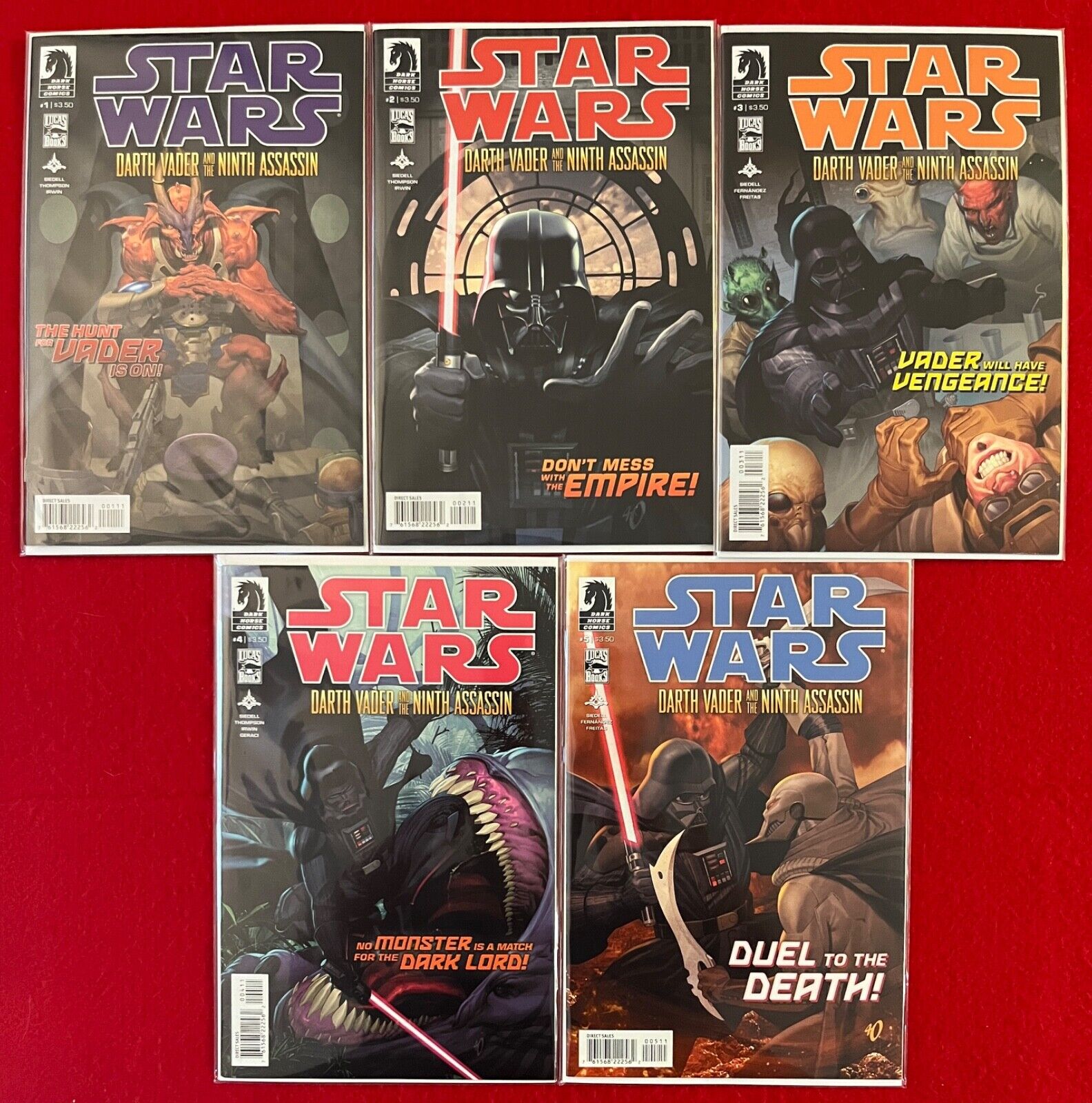 DHC Star Wars: Darth Vader and the Ninth Assassin #1-5 2013 Complete Set (VF-NM)