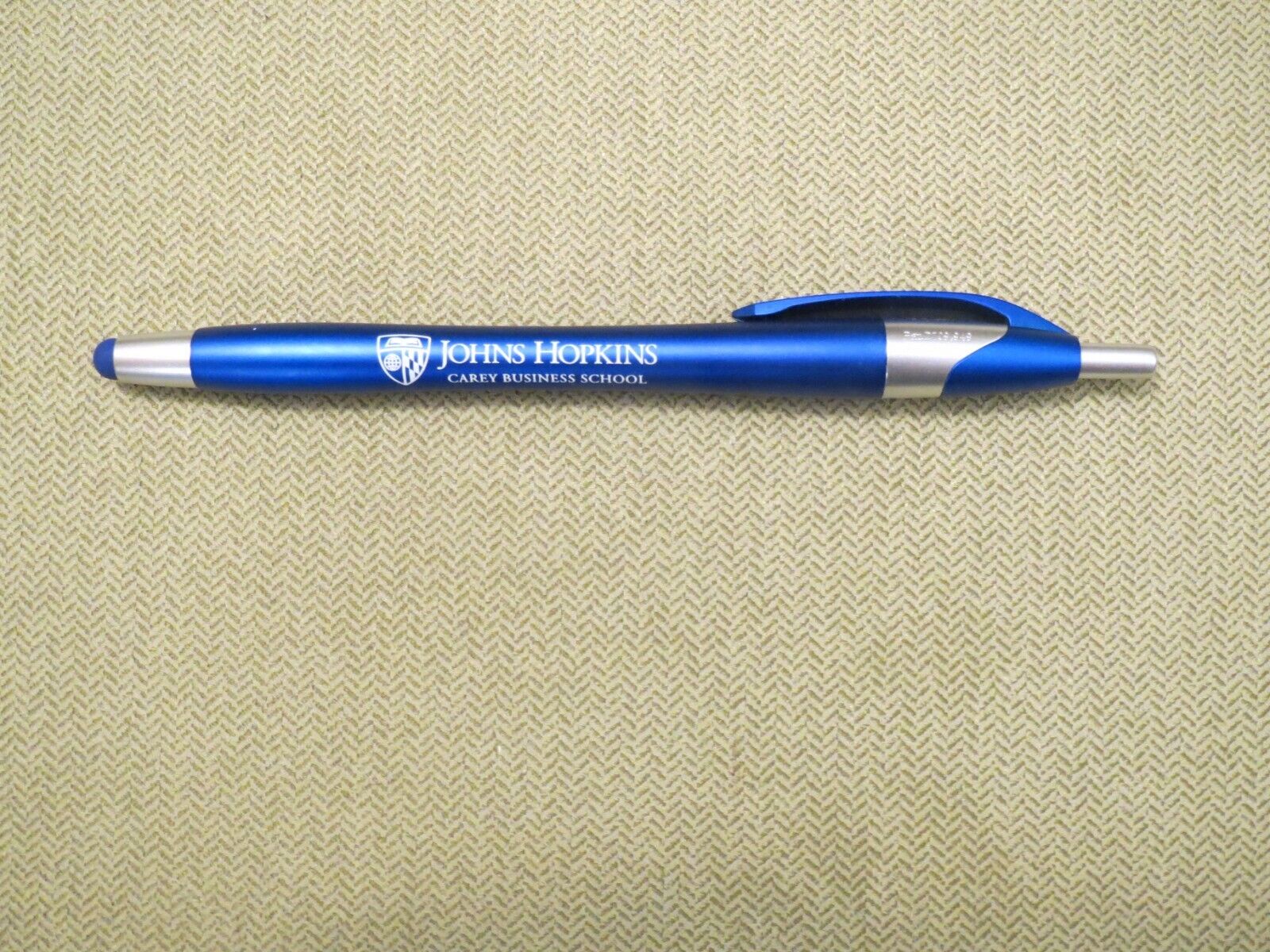 Johns Hopkins University JHU Carey Business School Pen & Tablet Stylus Black Ink