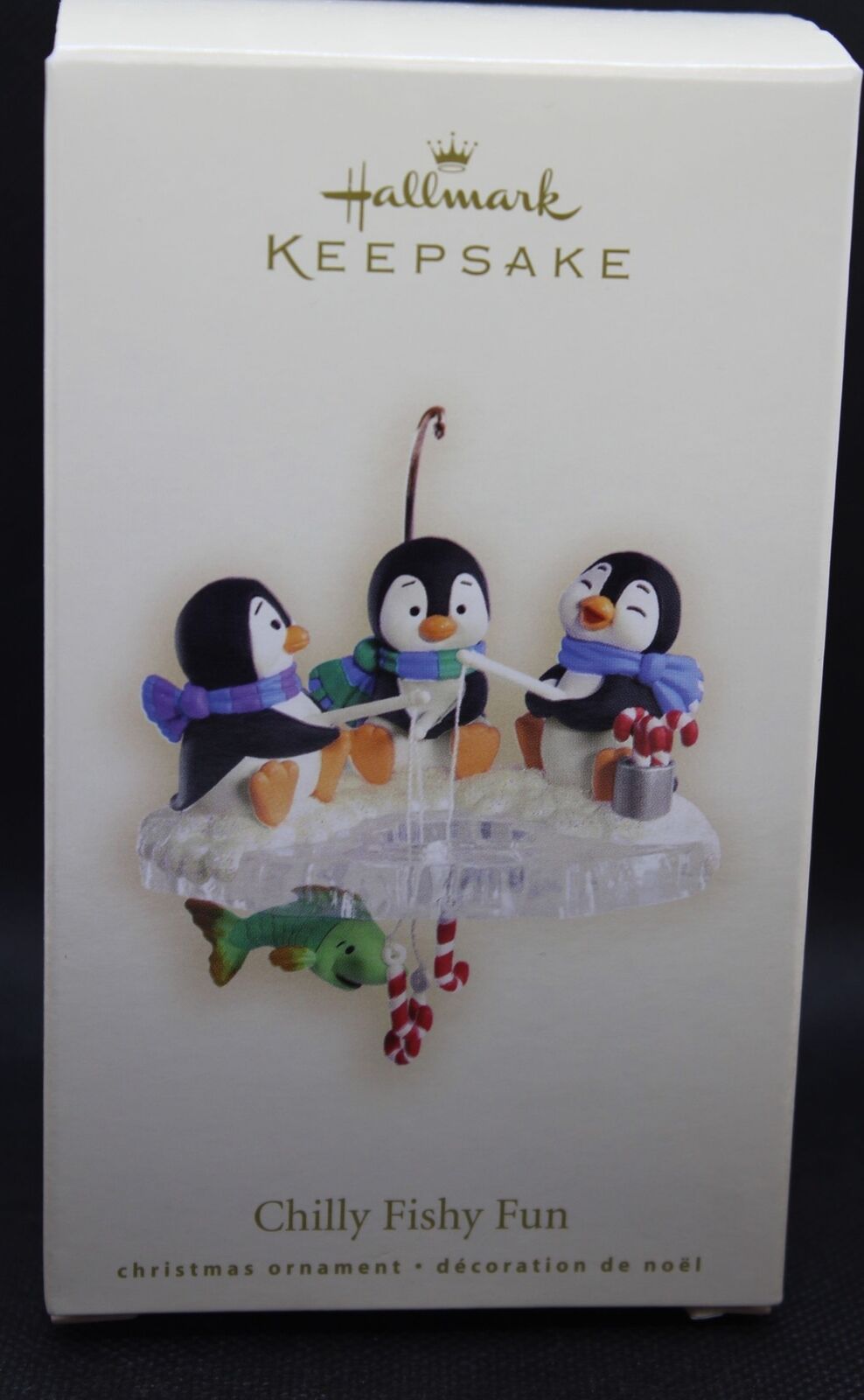 Hallmark Keepsake 2007 Chilly Fishy Fun Penguins Christmas Ornament QXG7127 NRFB
