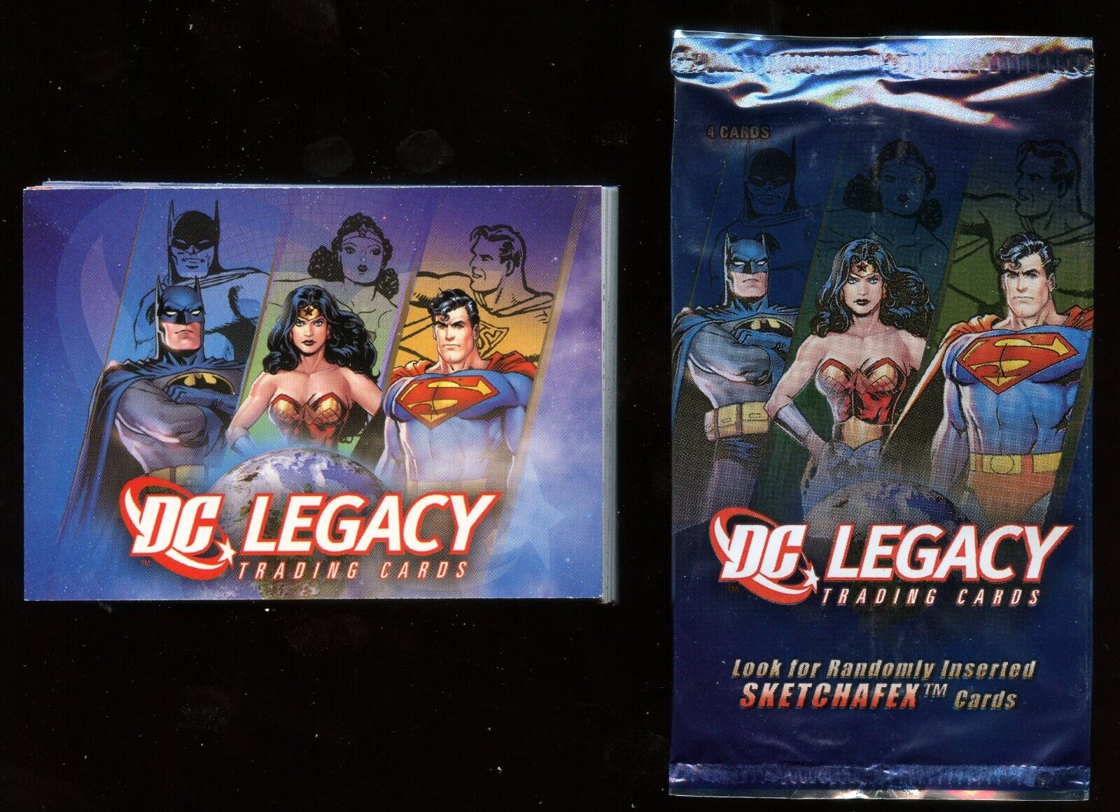 2007 Rittenhouse DC Legacy Complete 50-Card Base Set + Wrapper