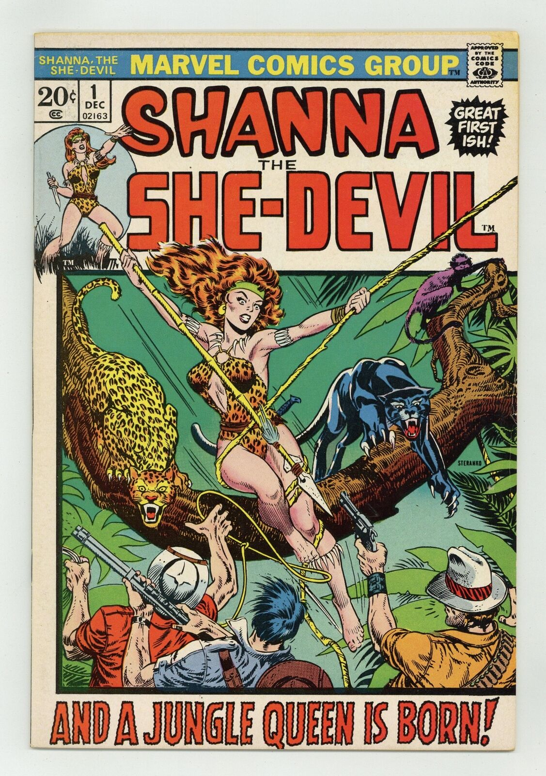 Shanna The She-Devil #1 FN- 5.5 1972