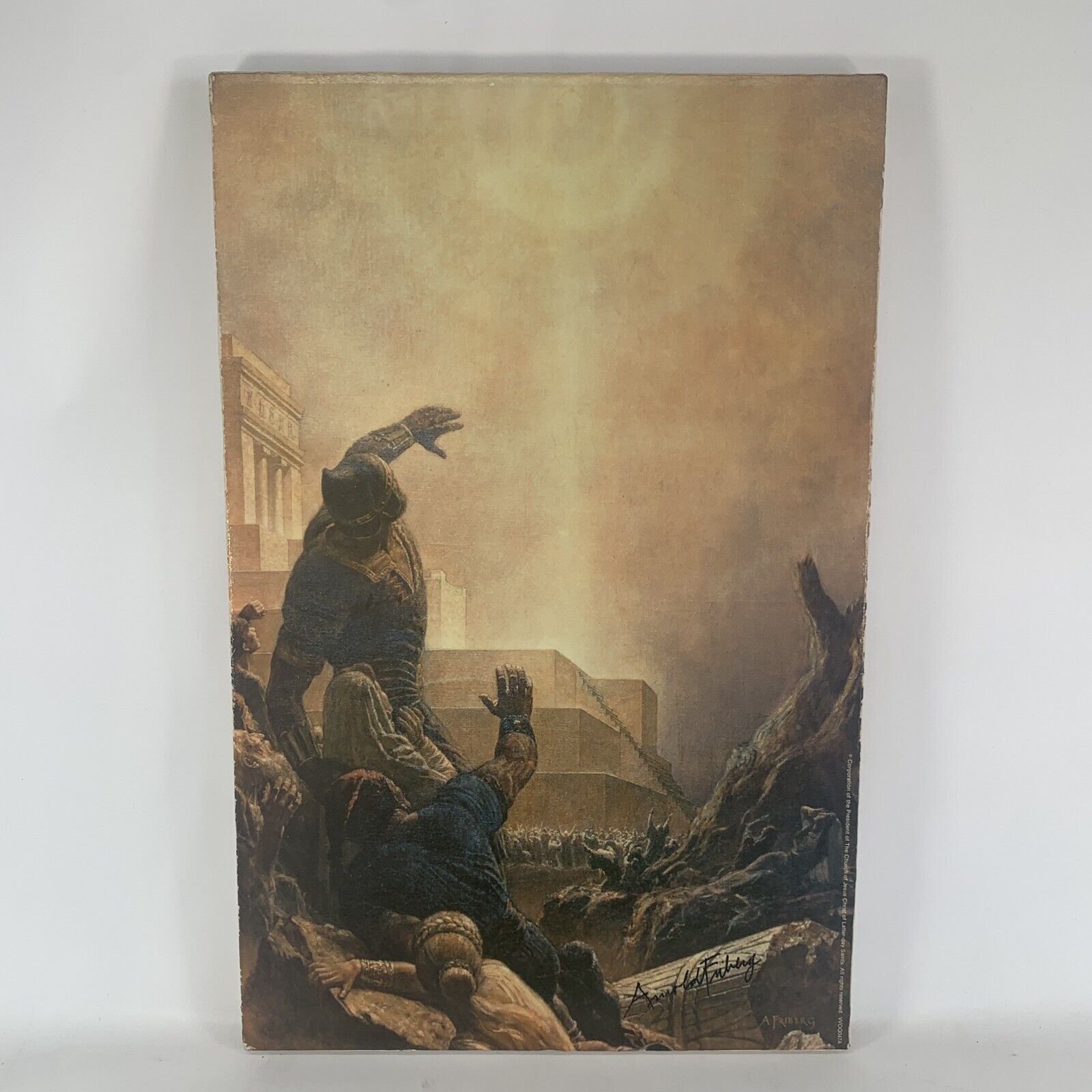 Arnold Friberg Book of Mormon Art Print on Canvas 11x17 LDS Latter Day Saints B