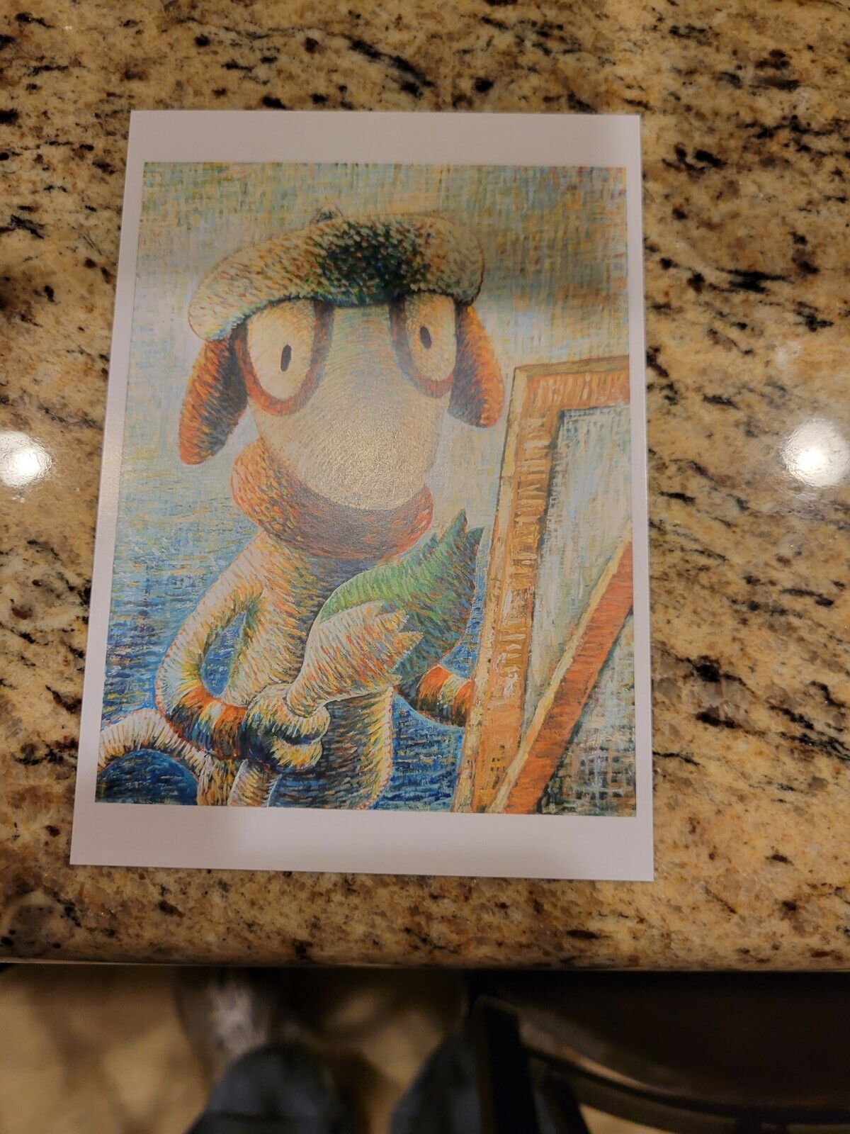 Pokemon X Vincent Van Gogh - Smeargle Postcard Museum Exclusive