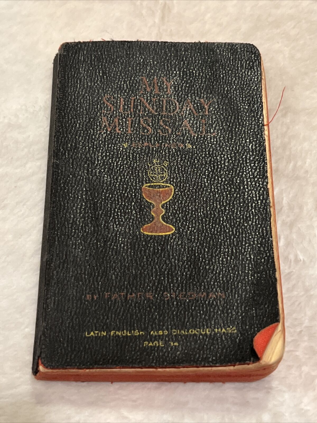 WW2 My Sunday Missal book with I’d  FD9k