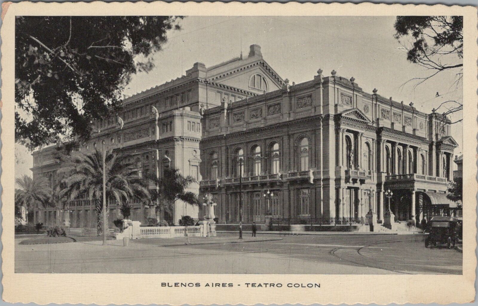Postcard Teatro Colon Buenos Aires Argentina 