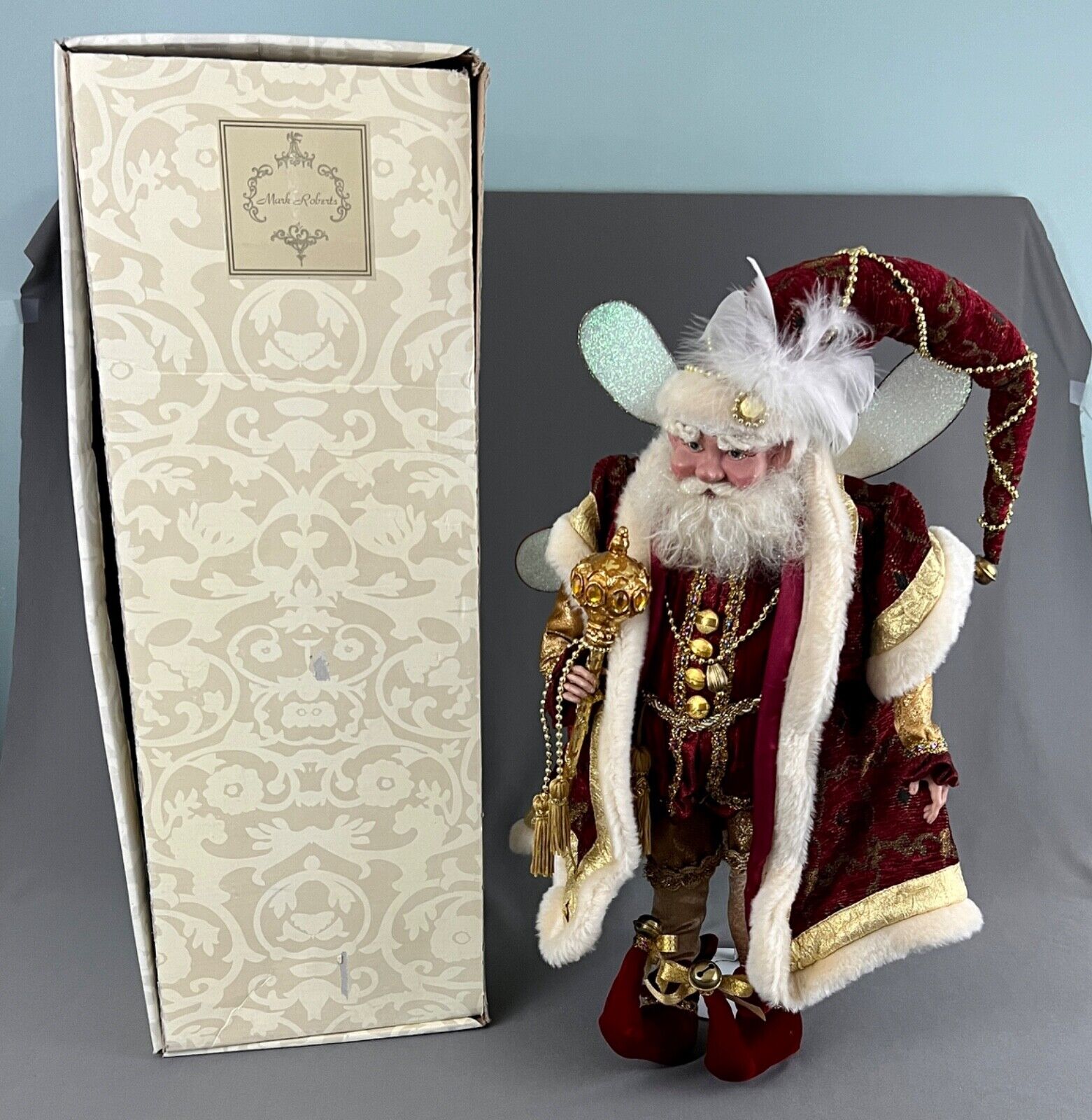 Mark Roberts Santa Fairy of Kings with Sceptre 51-56516 Large 20 in with Box