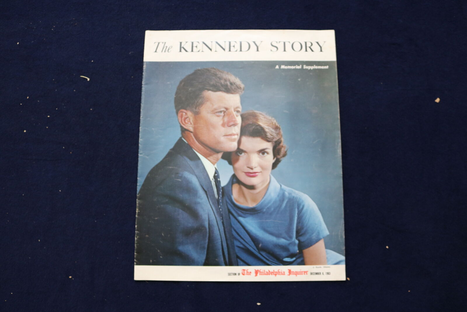 1963 DECEMBER 8 THE PHILADELPHIA INQUIRER SECTION - THE KENNEDY STORY - NP 8700