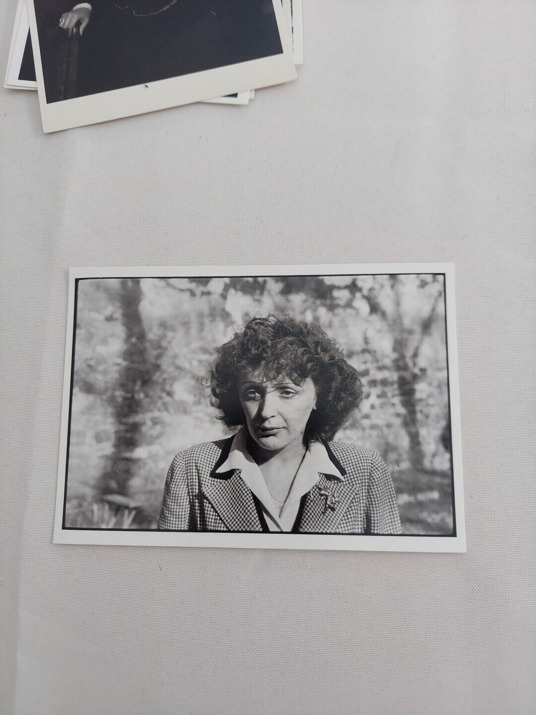Edith Piaf   Picture Postcard Photo By Henri Cartier Bresson 1946
