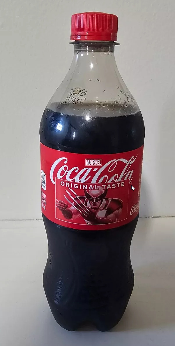 Coca-Cola  Marvel WOLVERINE and JUGGERNAUT 20oz Bottles Unopened Collectors 2024