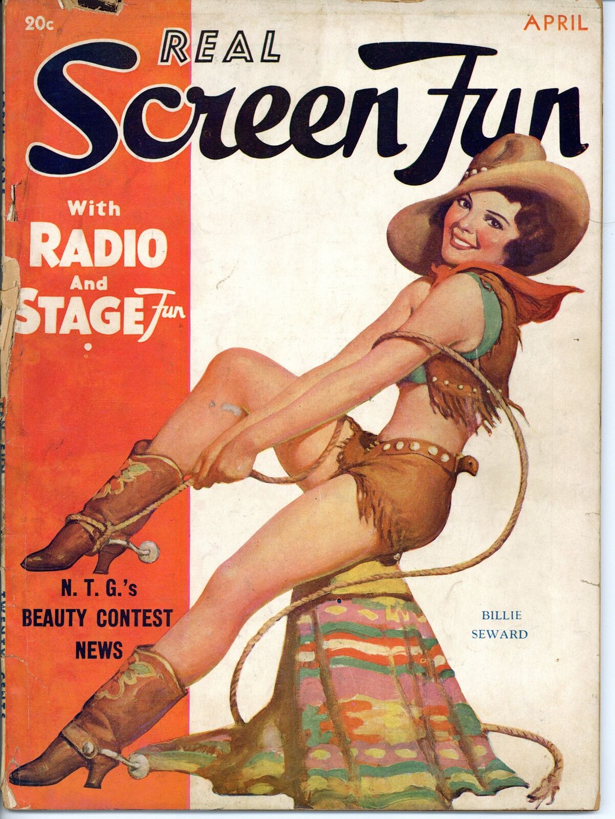 Real Screen Fun Apr 1935 Vol. 1 #7 GD