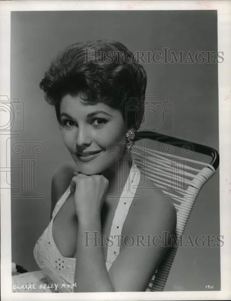 1958 Press Photo Claire Kelly, Actress - hcb18315
