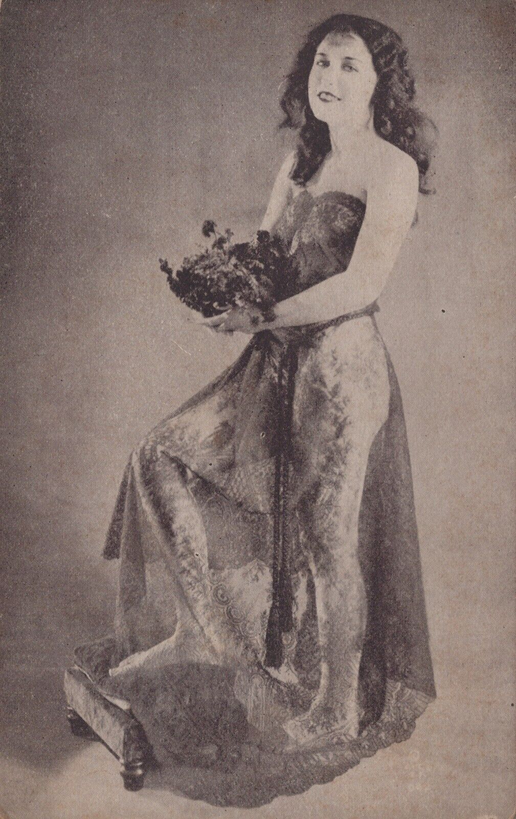Naughty Victorian Postcard - Dancer Vikova by Alexander Xan - 1920\'s Art Deco