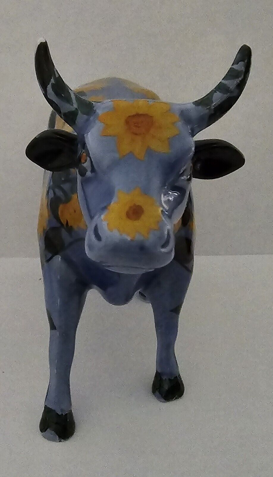 Cow Parade Moo-nay\'s Garden #9186 Figurine 2001 Monet Sunflowers Westland Gifts