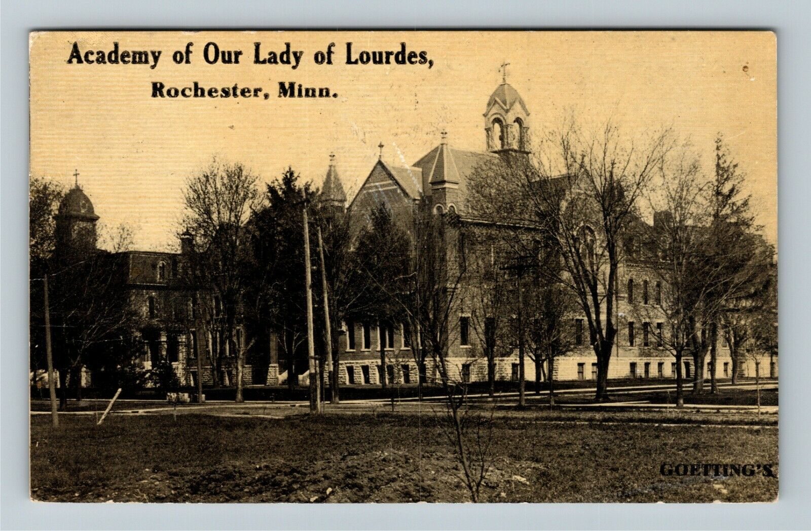 Rochester MN-Minnesota, Academy Our Lady Lourdes, c1911 Vintage Postcard