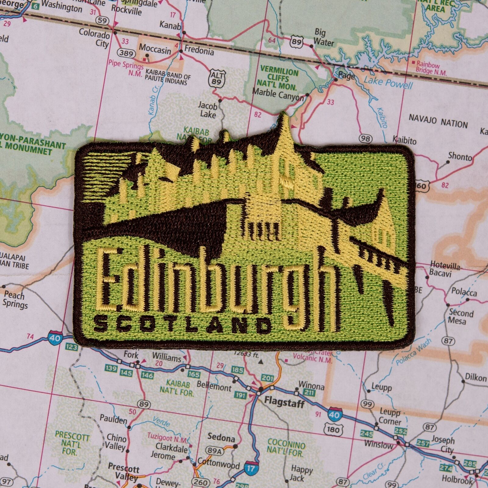 Edinburgh Iron on Travel Patch - Great Souvenir or Gift for travellers
