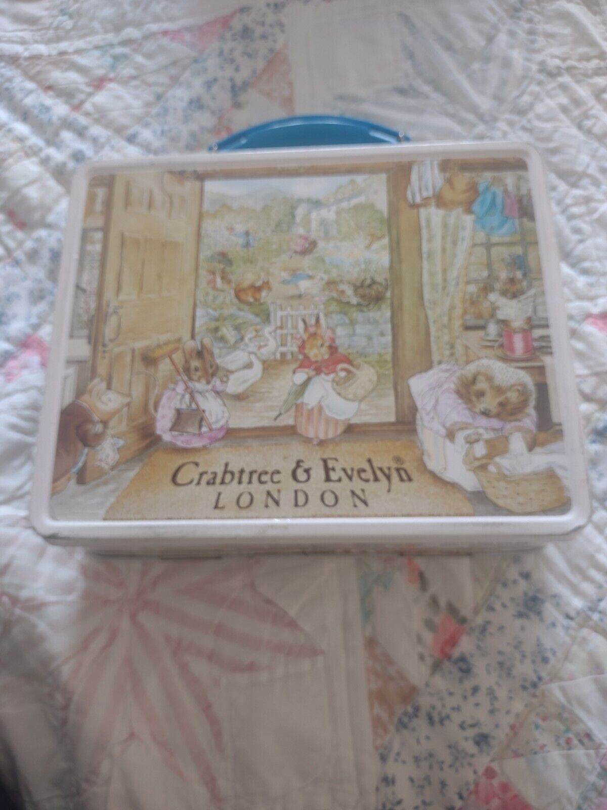Fanciful, Vintage Crabtree and Evelyn London, lunchbox.