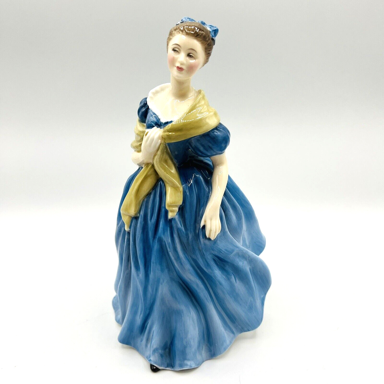 Royal Doulton Bone China Adrienne Porcelain Girl Figurine Vintage 1963