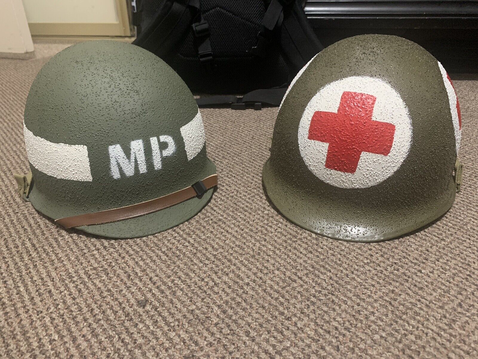 Lots of 2 Restored U.S Made M1  Helmets