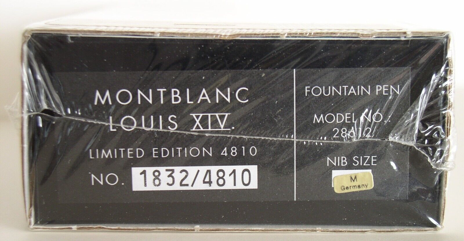 Montblanc Patron of Art 4810 Edition 1994 Louis XIV Fountain Pen Factory Sealed