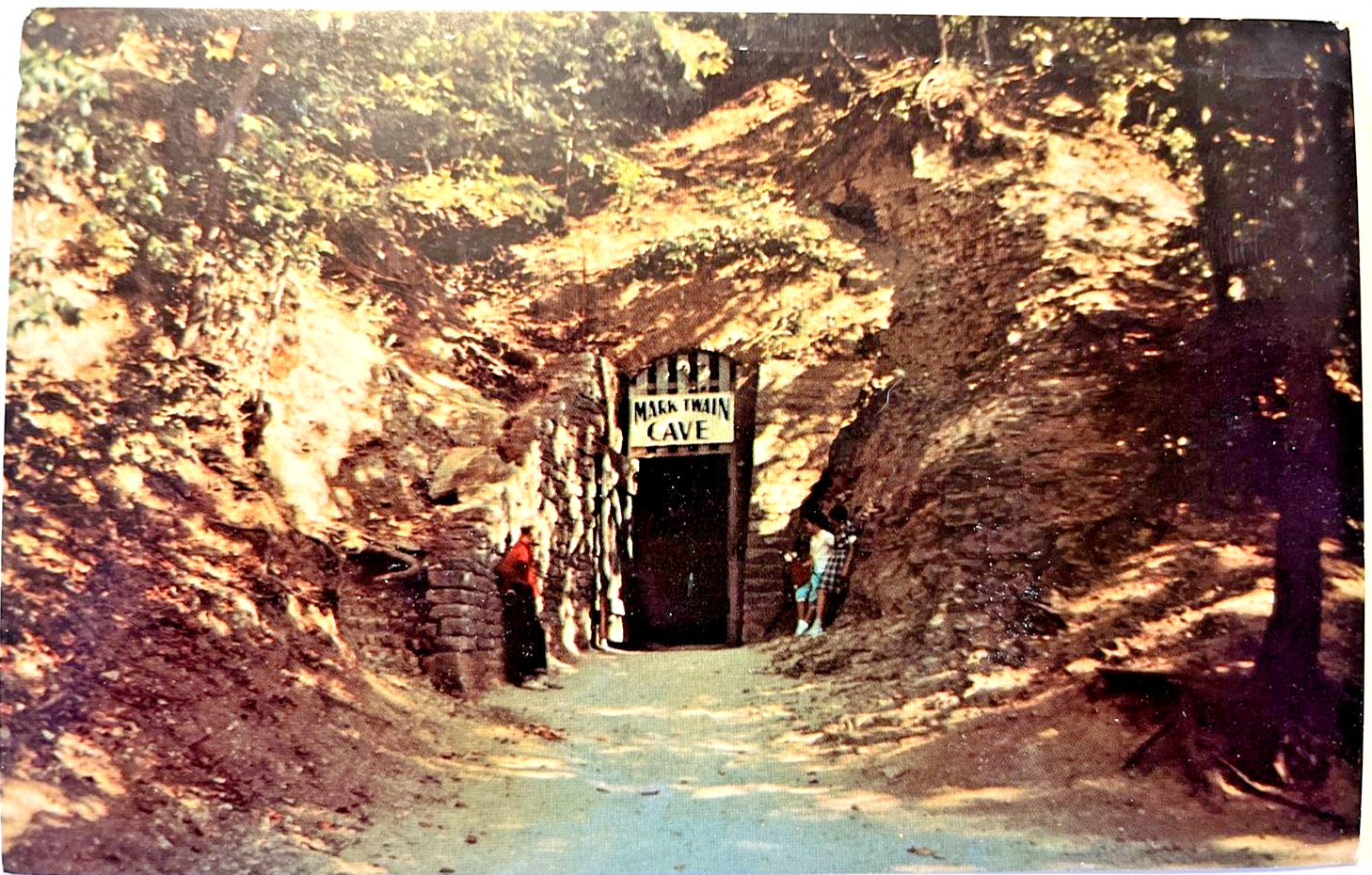 Missouri MO Hannibal Cave Entrance Postcard Old Vintage Card View Standard Post