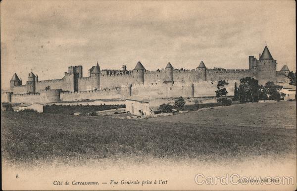 France Carcassonne\'s fortified city Neurdein et Cie Postcard Vintage Post Card